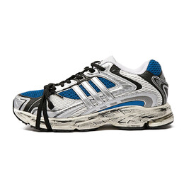 Кроссовки Response унисекс с низким верхом, цвет черный/серебристый/синий Adidas ig6226(team15-液态闪电) | black silver blue