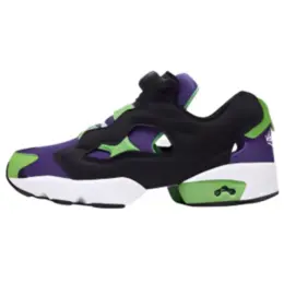 Кроссовки Instapump Fury Running Shoes Unisex Low-top Black/green/purple Reebok 100074690 | black/green/purple