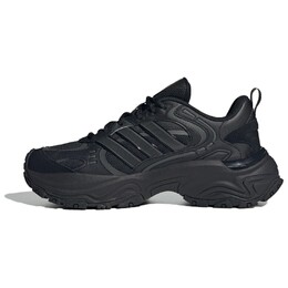 Кроссовки унисекс с низким верхом, черные Adidas jr8215 | black/dark grey/dark grey