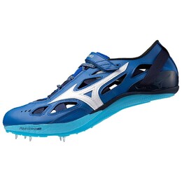 Кроссовки унисекс с низким верхом, синие/белые Mizuno u1ga240001 | blue with white lettering