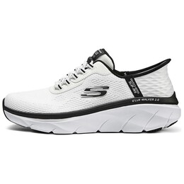 Кроссовки мужские низкие белые/черные Skechers 232446-wbk | white/black