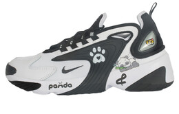 Кроссовки Zoom 2K унисекс с низким верхом белые/черные Nike ao0269-101(team10-趴趴熊猫) | black