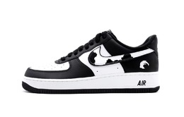 Кастомизированные кроссовки Nike Air Force 1 Skateboarding Shoes Unisex, белый/черный dv0788-001(team140-墨染) | white