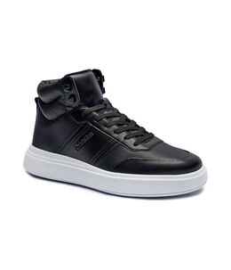 Кроссовки мужские Calvin Klein кожаные высокие, черный ck245m000094a230041 | nero