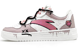 Кеды мужские, обувь для скейтбординга низкая белый/розовый/черный Anta 912418001q-2(team131微笑计划2-粉） | white