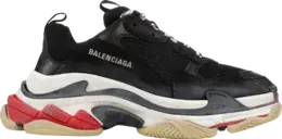 Кроссовки Balenciaga Triple S Sneaker Black Red 2018, черный 533882 w09o1 1000 | black