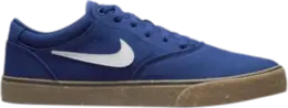 Кроссовки Nike Chron 2 Canvas SB 'Deep Royal Blue Gum Light Brown', синий dm3494 401 | blue