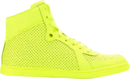 Кроссовки Gucci Leather Hightop, желтый 322730 dbl50 7102