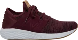 Кроссовки New Balance Fresh Foam Cruz v2 Knit 'Burgundy Black', красный mcruzkm2 | red