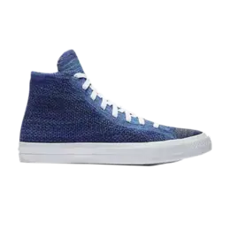 Кроссовки Converse Nike x Chuck Taylor All Star Flyknit Hi 'True Indigo', синий 157507c | blue