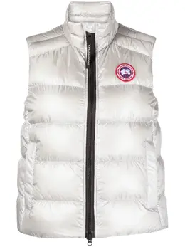 Canada Goose: Серебристый жилет  Cypress