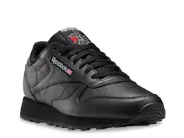 Кроссовки Reebok Classic Leather — мужские, черные 531431 | black