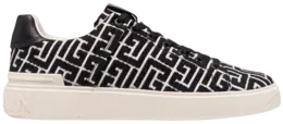 Кроссовки Balmain B-Court 'Black Monogram', черный wm1vi244tjms gfe | black monogram