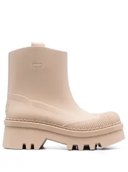 Chloé: Розовые ботинки 