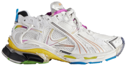 Кроссовки Balenciaga Runner Sneaker 'Gradient - White Multi-Color', белый 772774 wrung 9800 | gradient - white multi-color