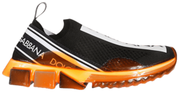 Кроссовки Dolce & Gabbana Sorrento Melt 'Black Orange Fluo', черный cs1595 ak235 8g941 | black orange fluo