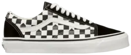 Кроссовки Vans Dover Street Market x OG Old Skool LX 'Checker - Black White', черный vn0a36c82gz | checker - black white