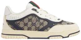 Кроссовки Gucci Re-Web Sneaker 'GG Canvas - Beige Ivory Blue', кремовый 787476 aadhw 9552 | gg canvas - beige ivory blue