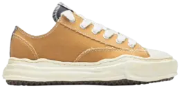 Кроссовки Maison Mihara Yasuhiro Peterson OG Sole Overdyed Canvas Low 'Yellow Green Mismatched', желтый a05fw728 yel | yellow green mismatched