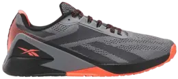 Кроссовки Reebok Nano X1 'Pure Grey Orange Flare', серый fz5683 | pure grey orange flare