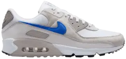 Кроссовки Nike Air Max 90 'Summit White Racer Blue', серый dm0029 110 | summit white racer blue