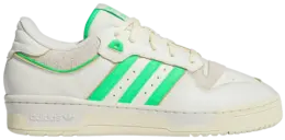 Кроссовки Adidas Rivalry 86 Low 'Wonder White Neon Green', кремовый if7135 | wonder white neon green