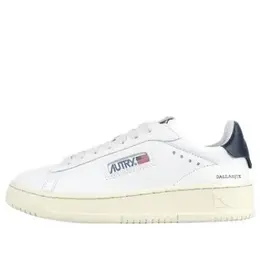Кроссовки dallas leather low 'white navy' Autry, белый adlw-nw05 | white/navy