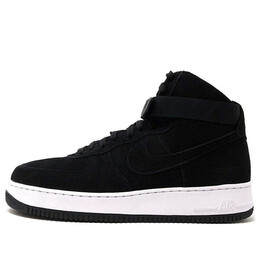 Кроссовки air force 1 high '07 'triple black suede white' Nike, черный 315121-038 | black/white