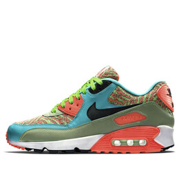 Кроссовки air max 90 Nike, серый 725235-306 | gray/black/green/red