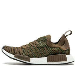 Кроссовки nmd_r1 stlt primeknit Adidas, зеленый cq2389 | green/brown