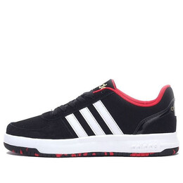 Кроссовки нео-крой Adidas, черный bb9717 | black/white/red