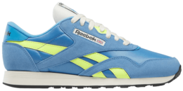 Кроссовки Reebok Classic Nylon 'Essential Blue Solar Acid Yellow', синий 100221160 | essential blue solar acid yellow