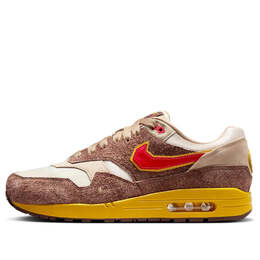 Кроссовки air max 1.swoosh Nike, коричневый hv5776-200 | brown