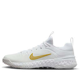 Кроссовки huarache 9 elite tf lax 'white metallic vivid gold' Nike, белый fn0310-100 | white/gold