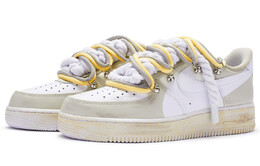 Кроссовки для скейтбординга Air Force 1 мужские с низким верхом белые/серые/коричневые Nike cw2288-111(team80-男款''t10''米白)