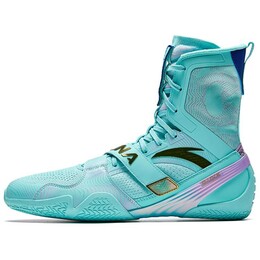 Кроссовки Anta Training Shoes Men High-top Clear Water Blue / Sky Blue Stone Blue / Fondant Powder / Metal Gold, голубой 412440102-7 | clear water blue / sky blue stone blue / fondant powder / metal gold
