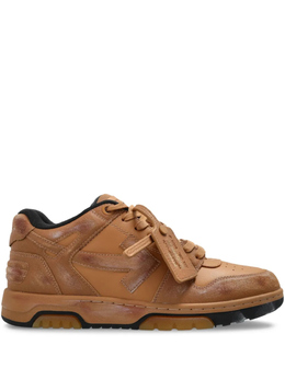 Кроссовки Out Off Office Off-White, коричневый omia189s25lea0066d10 | коричневый