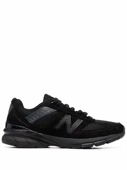 New Balance logo-patch panelled suede sneakers 17574871