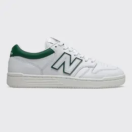 Мужские повседневные кроссовки New Balance 480, белый/зеленый a40270119 | blanco / verde
