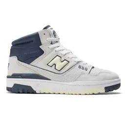 Мужские повседневные кроссовки Retro Basket 650 PREMIUM New Balance, белый/темно-синий a48470414 | blanco / azul marino