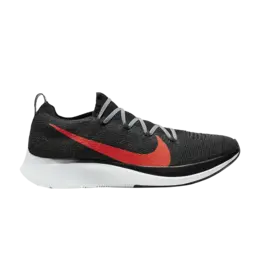 Кроссовки Nike Zoom Fly Flyknit 'Black Bright Crimson', черный ar4561 005 | black