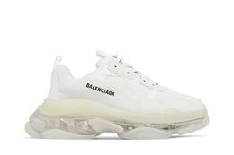 Кроссовки Balenciaga Triple S Sneaker 'Clear Sole - White', белый 541624 w2fb1 9000 | clear sole - white