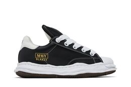 Кроссовки Maison Mihara Yasuhiro Blakey Puffer OG Sole Leather Low 'Black White', черный a12fw723 blkwht | black white