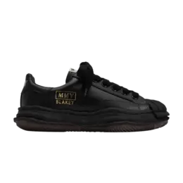 Кроссовки Maison Mihara Yasuhiro Blakey OG Sole Leather Low 'Black', черный a06fw702 blk | black