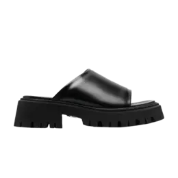 Кроссовки Balenciaga Tractor Slide 'Black', черный 694906 wa8e9 1000 | black