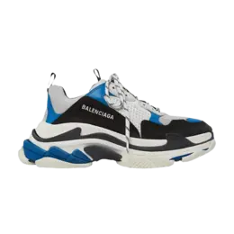 Кроссовки Balenciaga Triple S Sneaker 'Black Blue White', синий 536737 w09oh 1007 | black blue white