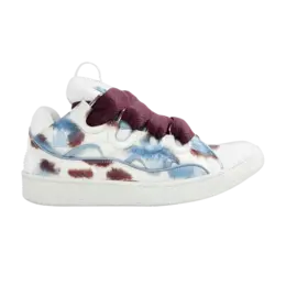 Кроссовки Lanvin Curb Sneakers 'Tie-Dye - Burgundy Blue', белый fm skrk11 prle h243999 | tie-dye - burgundy blue