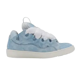 Кроссовки Lanvin Curb Sneakers 'Denim Effect', синий fu skdk12 usje p2525449 | denim effect