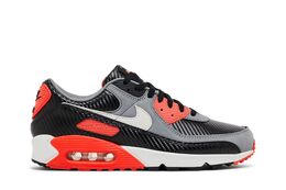 Nike Кроссовки Air Max 90 Premium 'Carbon Fiber Infrared', черный hm9432 001 | carbon fiber infrared