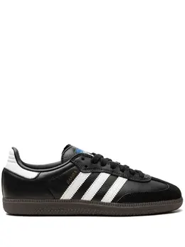 adidas: Чёрные кроссовки  Samba